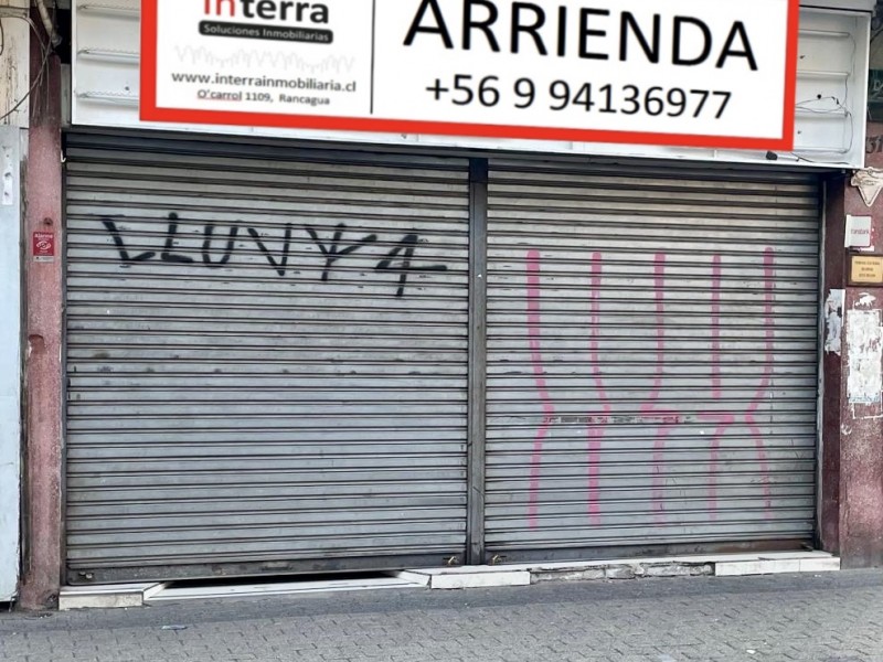 Arriendo de gran local comercial en pleno centro de Rancagua
